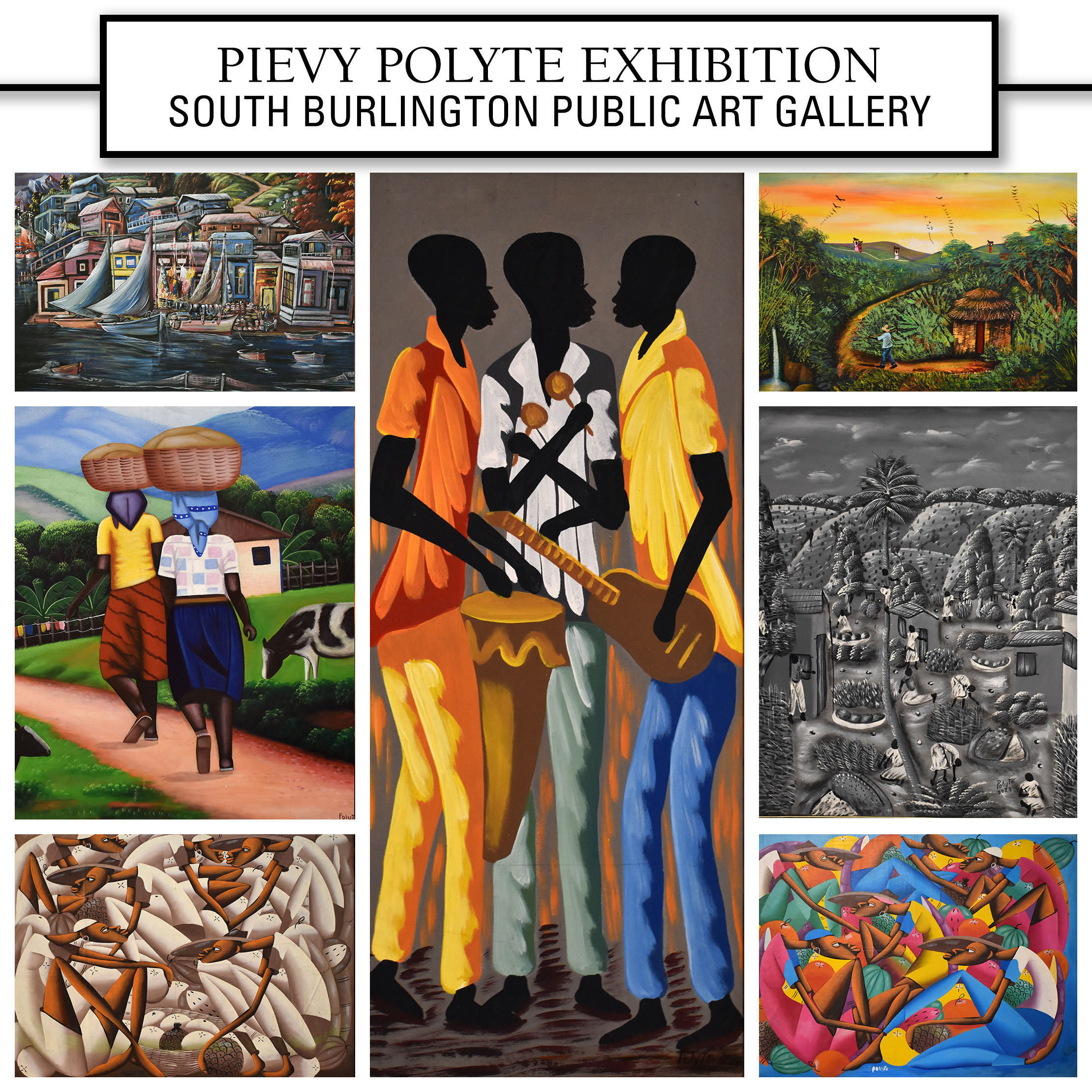 Pievy Polyte Art Gallery collage-Jan 2024